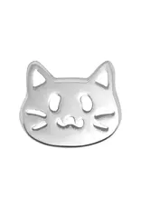 Lulu Copenhagen Oorbel Stud - Kitty - Zilver - Single