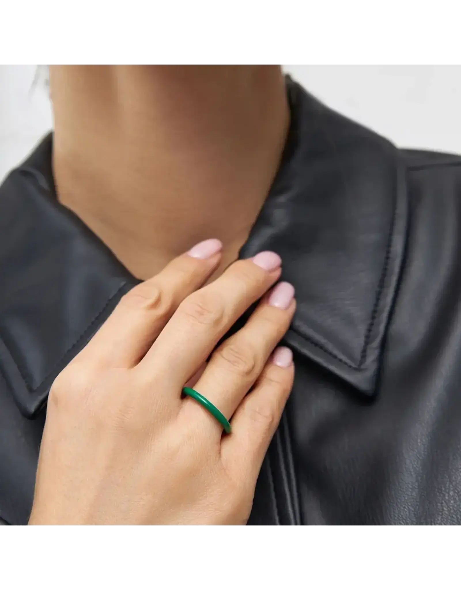 Lulu Copenhagen Color Ring Enamel - Green