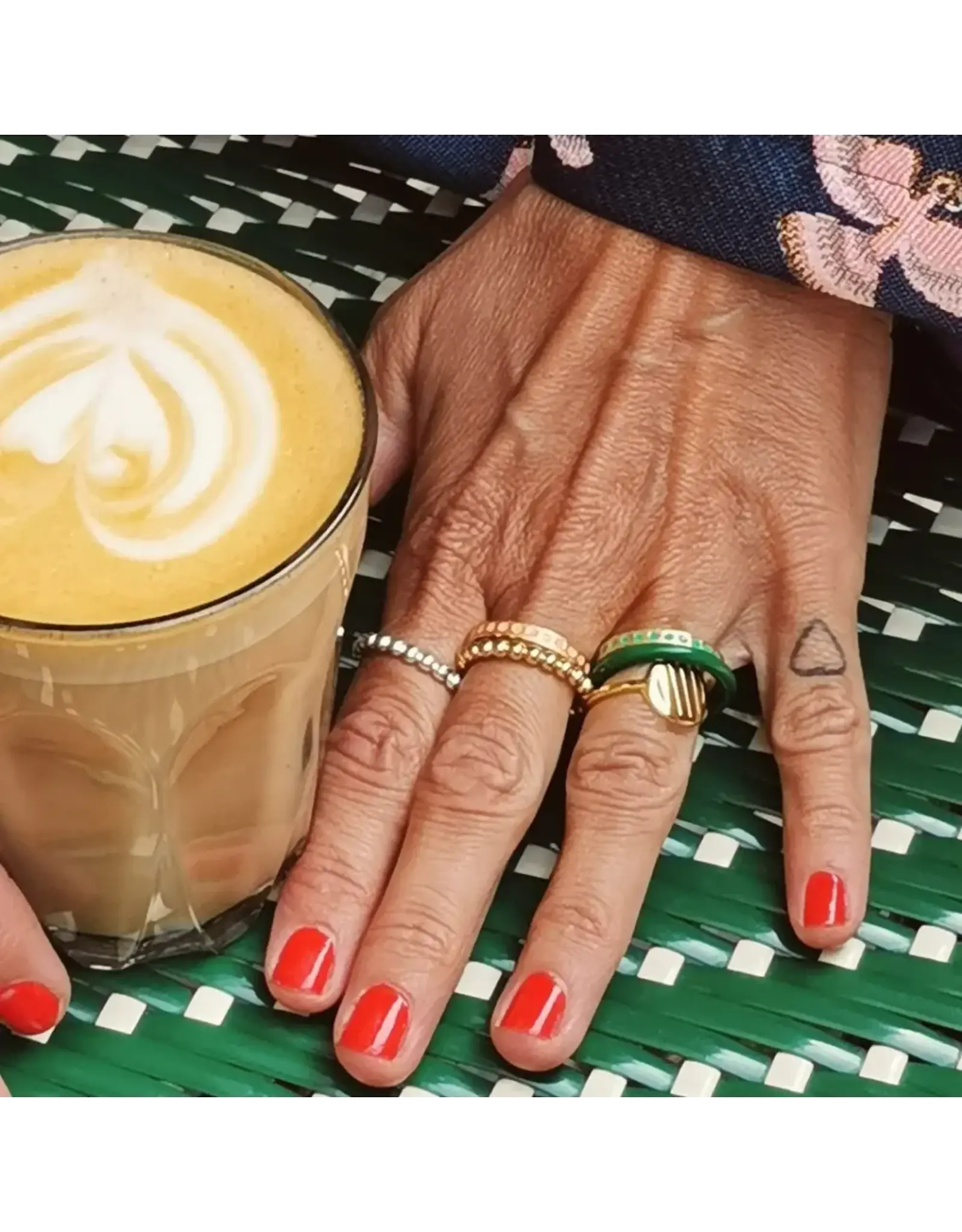 Lulu Copenhagen Color Ring Enamel - Green