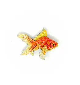 Trovelore Broche - Fantail Goldfish - 4,5x5,5cm Trovelore Broche - Fantail Goldfish - 4,5x5,5cm