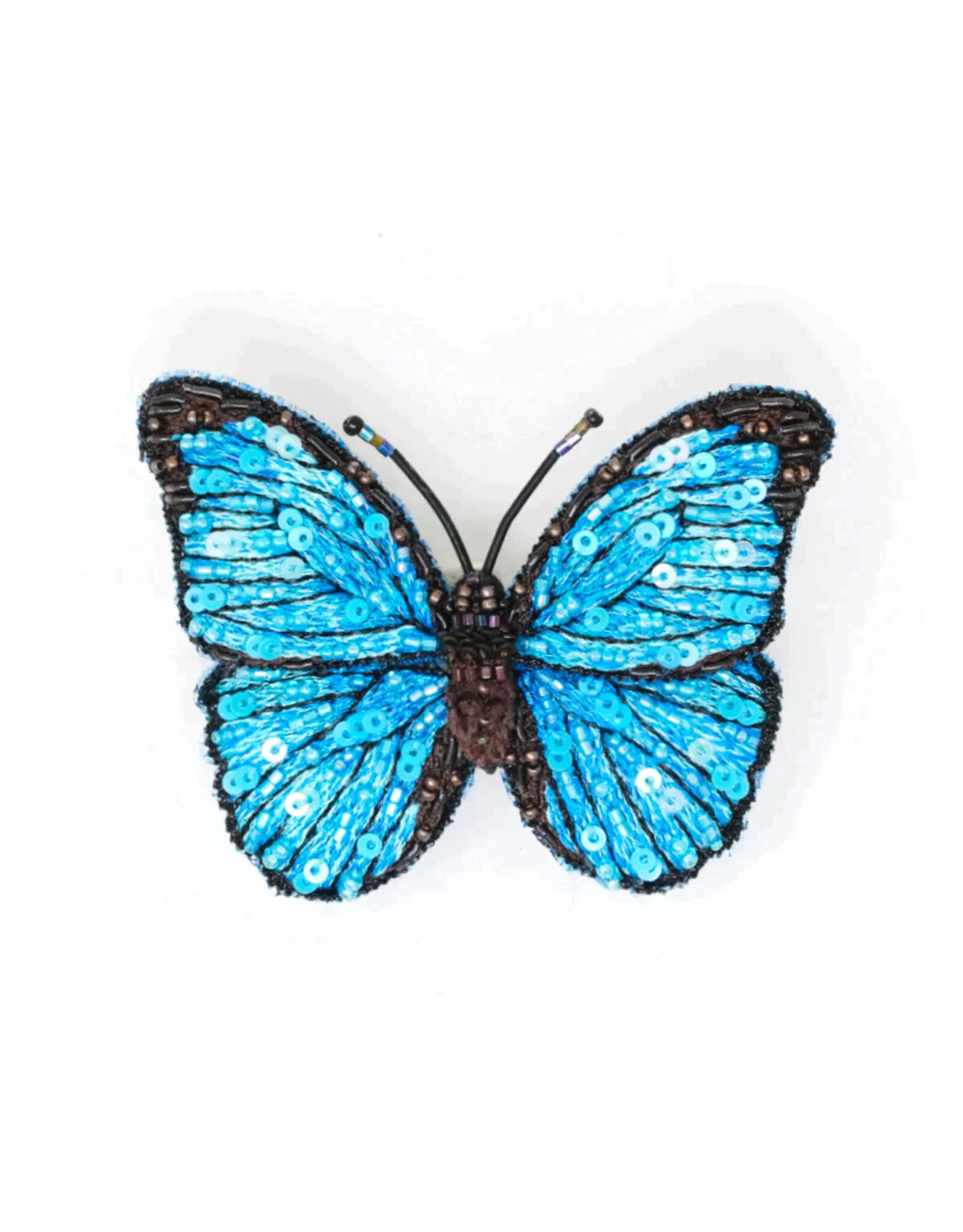 Trovelore Broche - Blue Morpho Butterfly