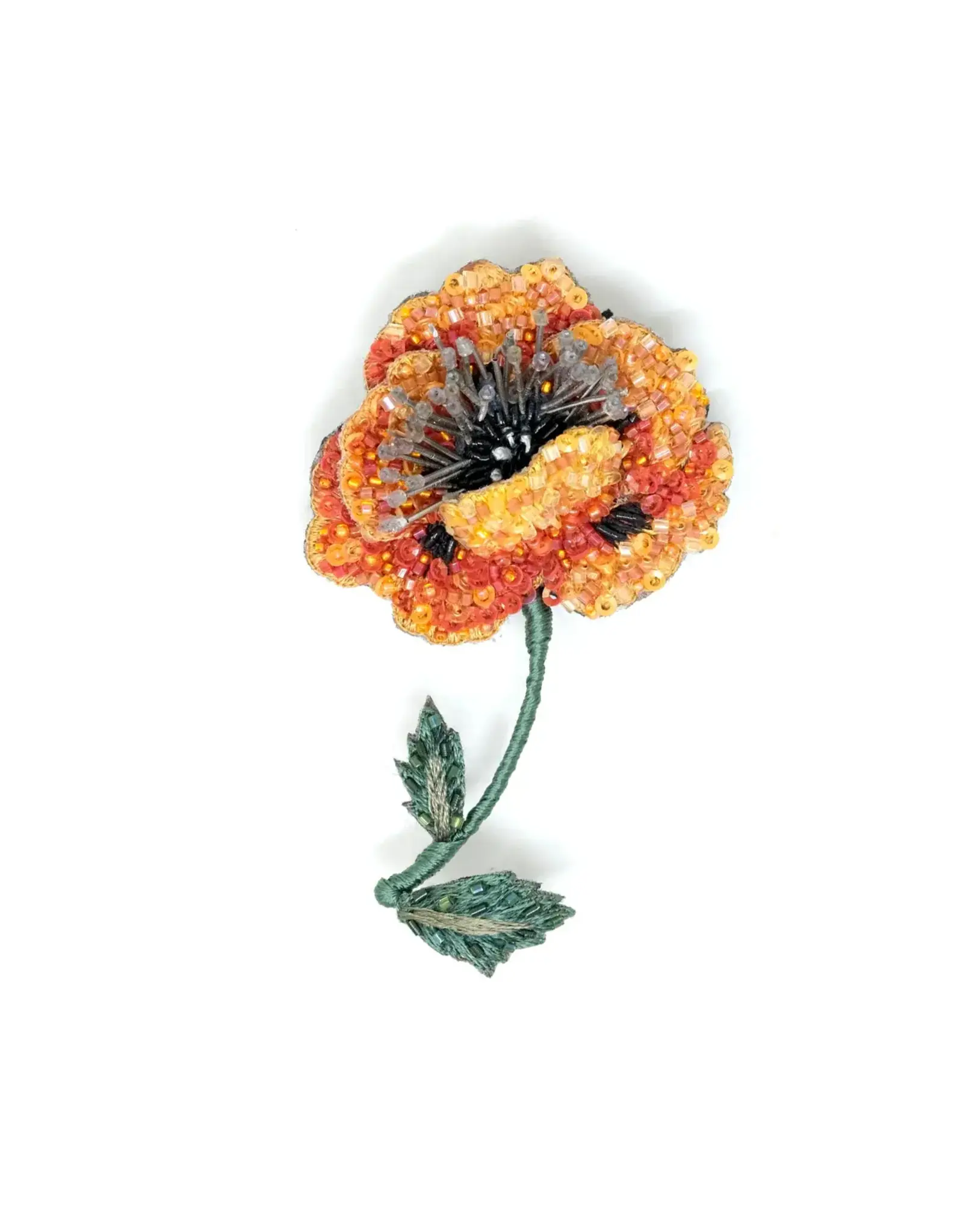 Trovelore Broche - Golden Poppy - 7,5 x 4,5cm