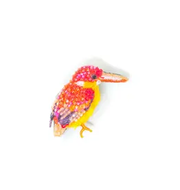 Trovelore Broche - Oriental Dwarf Kingfisher - 4,5 x 2,5 Trovelore Broche - Oriental Dwarf Kingfisher - 4,5 x 2,5