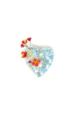 Trovelore Broche - Heart Blossoms - 4x5cm