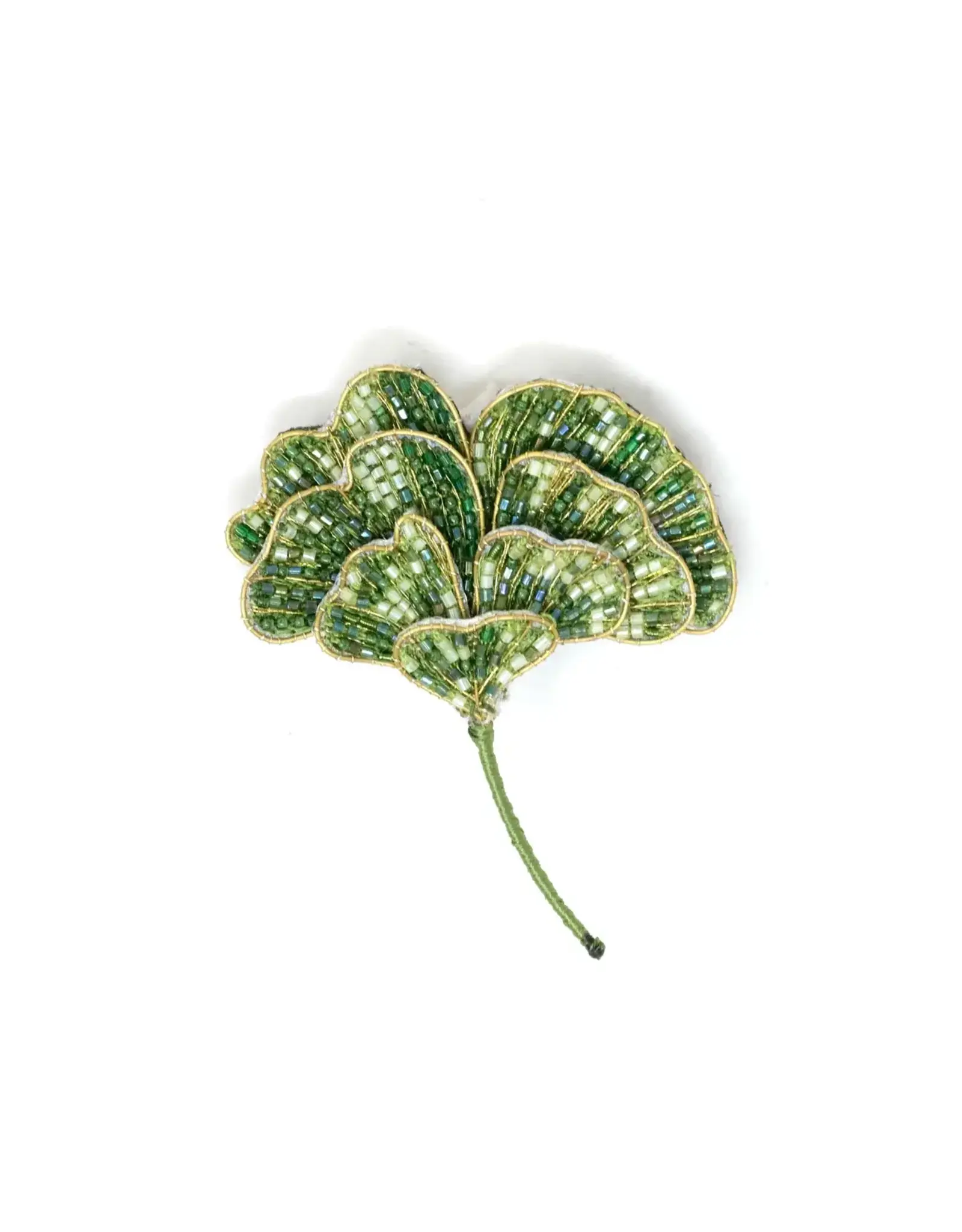 Trovelore Broche - Ginkgo Leaf - 6x5,5cm
