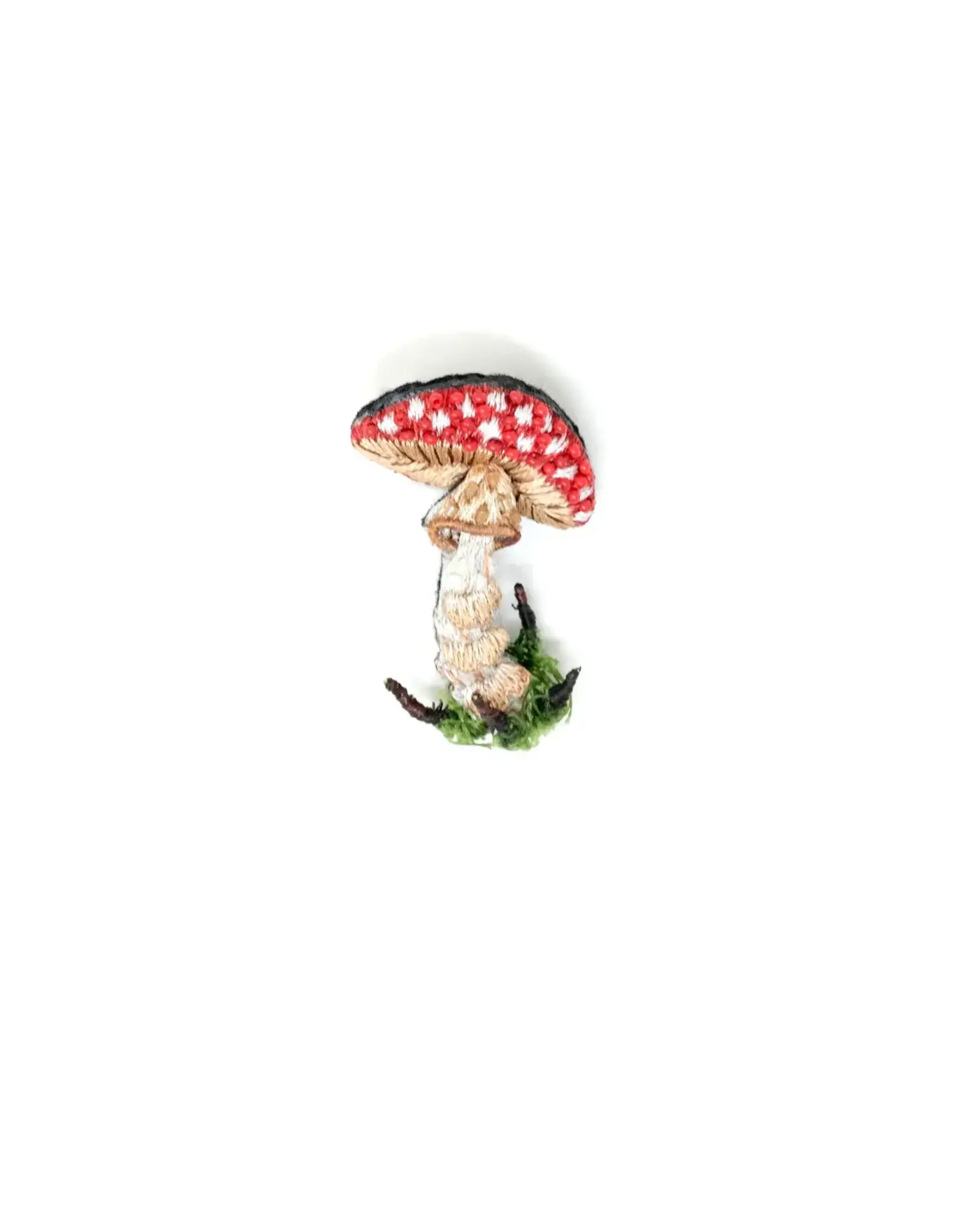 Trovelore Broche - Fly Mushroom - 4,5x 3cm