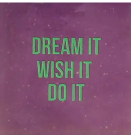 Yett Tegeltje - Dream it, Wish it, Do it, Lila/Mint - 10x10
