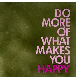 Yett Tegeltje - Do more of what makes..., Olijf/Warmroze - 10x10