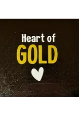 Yett Tegeltje - Heart of Gold, Goud/Goud - 10x10