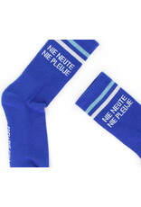Sock The City Gentse sokken - Nie neute Nie pleuje, Retro Blauw - Katoen - One size