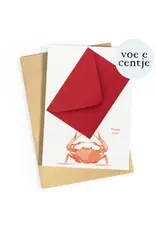 Studio Zwoane Wenskaart - Happy one! - Dubbele kaart + Envelop