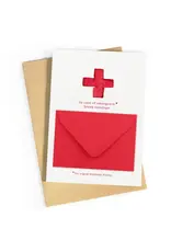 Studio Zwoane Wenskaart - In case of emergency - Dubbele kaart + Envelop