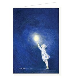 Lieve Claesen Wenskaart - Een lichtje voor jou - Dubbele kaart + Envelop