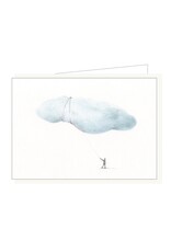 Lieve Claesen Wenskaart - Wolkenballon - Dubbele kaart + Envelop