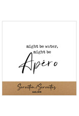 Mail-Box Servetten - Might be water, might be apéro - 12,5 x 12,5 cm - 15st