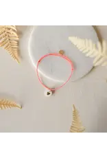 Baubels Armband - Coeur, Fluo rose