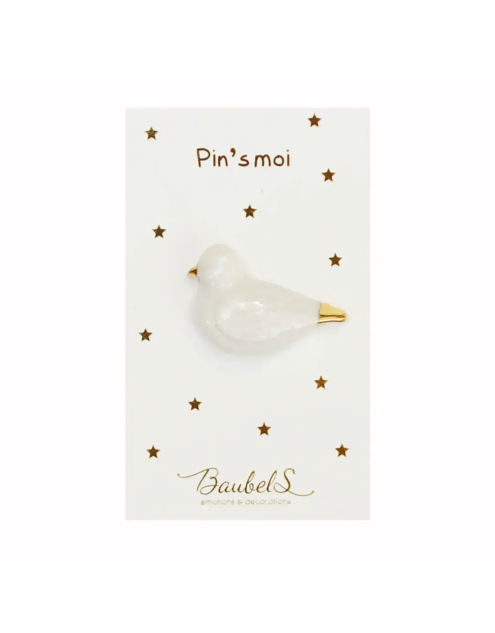 Baubels Pin - Duifje