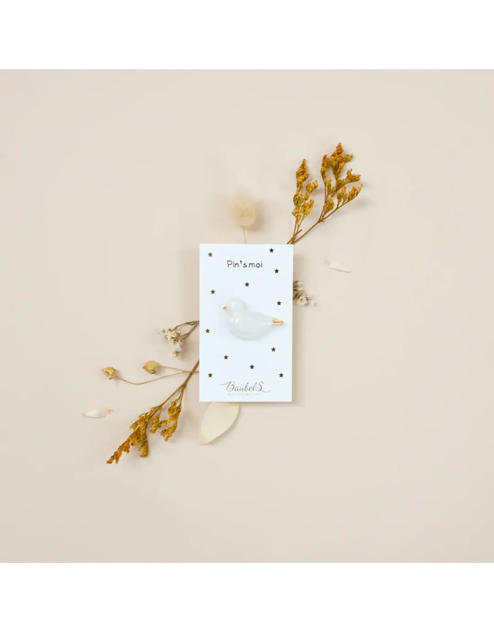 Baubels Pin - Duifje