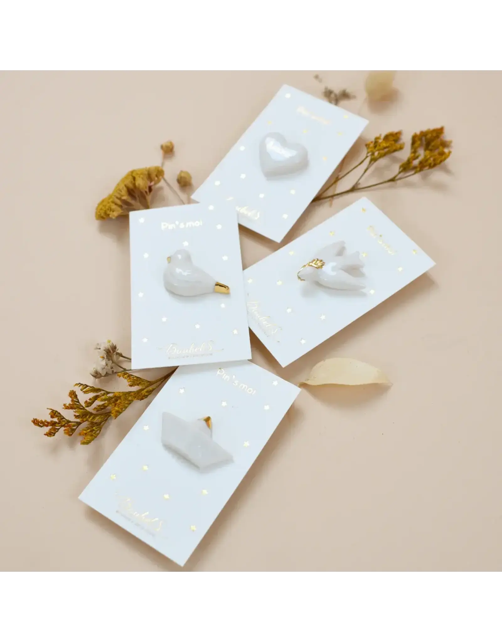 Baubels Pin - Duifje