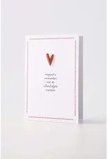 Zusss Wenskaart - Broche, Magische Momenten -  Dubbele kaart + Envelop