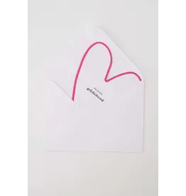 Zusss Wenskaart - Hartje, Gefeliciteerd - Dubbele kaart + Envelop