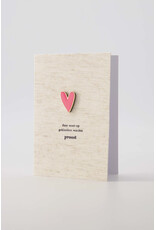 Zusss Wenskaart - Magneet, Proost - Dubbele kaart + Envelop