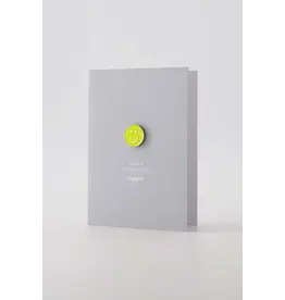 Zusss Wenskaart - Magneet, Smiley Topper - Dubbele kaart + Envelop