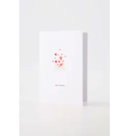 Zusss Wenskaart - Van harte - Dubbele kaart + Envelop