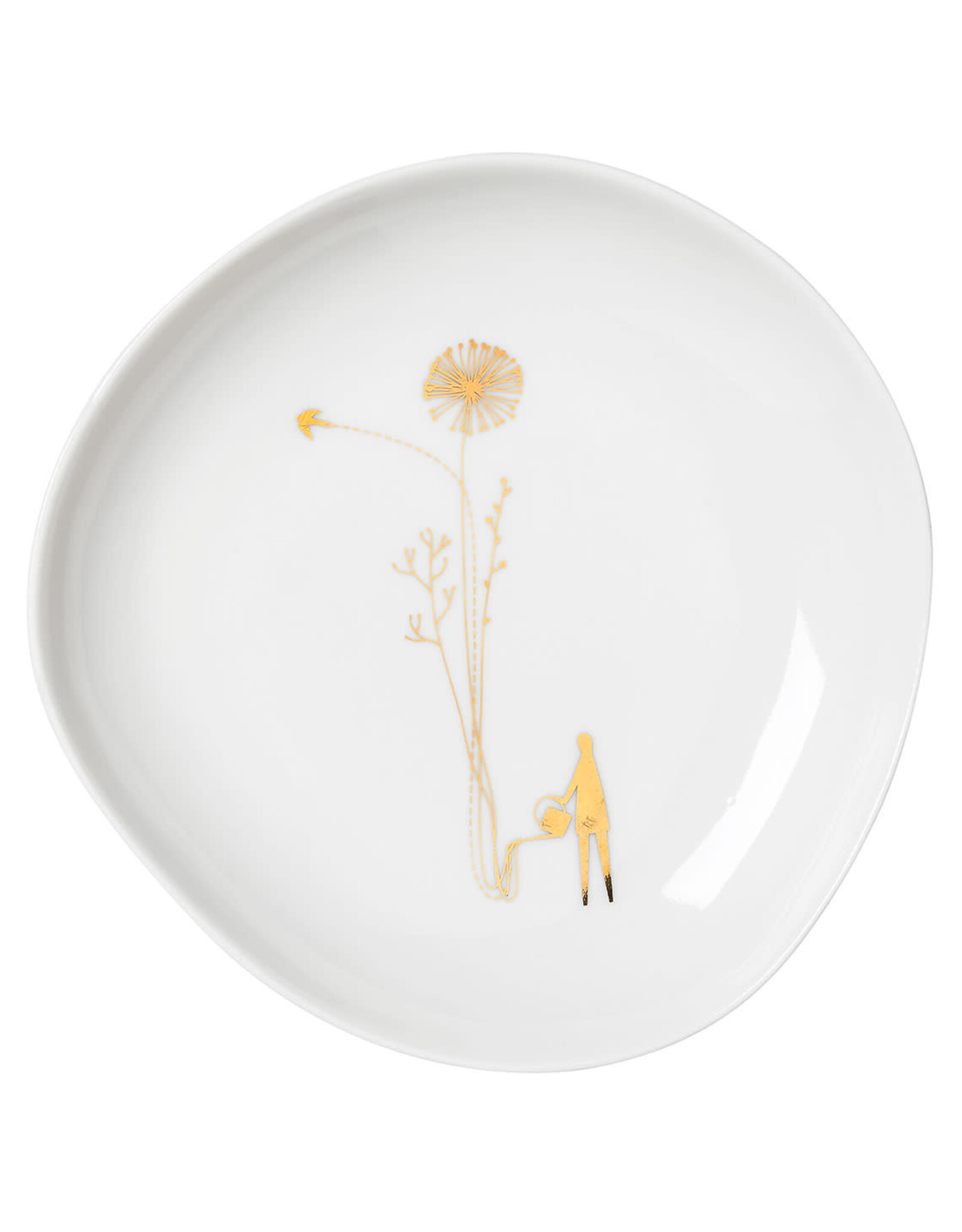 Raeder Bord Wonderland - 3st - Goud -  9 x 5,5 cm tot 11 x 11cm