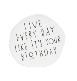 Raeder Bord, Live every day - Ø 14 cm