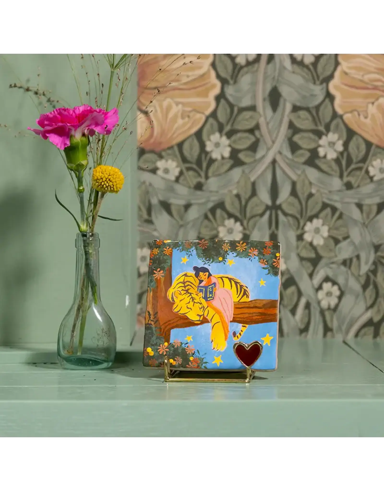 Storytiles Gift Set - Magical nighttime story -  10x10 + Houder