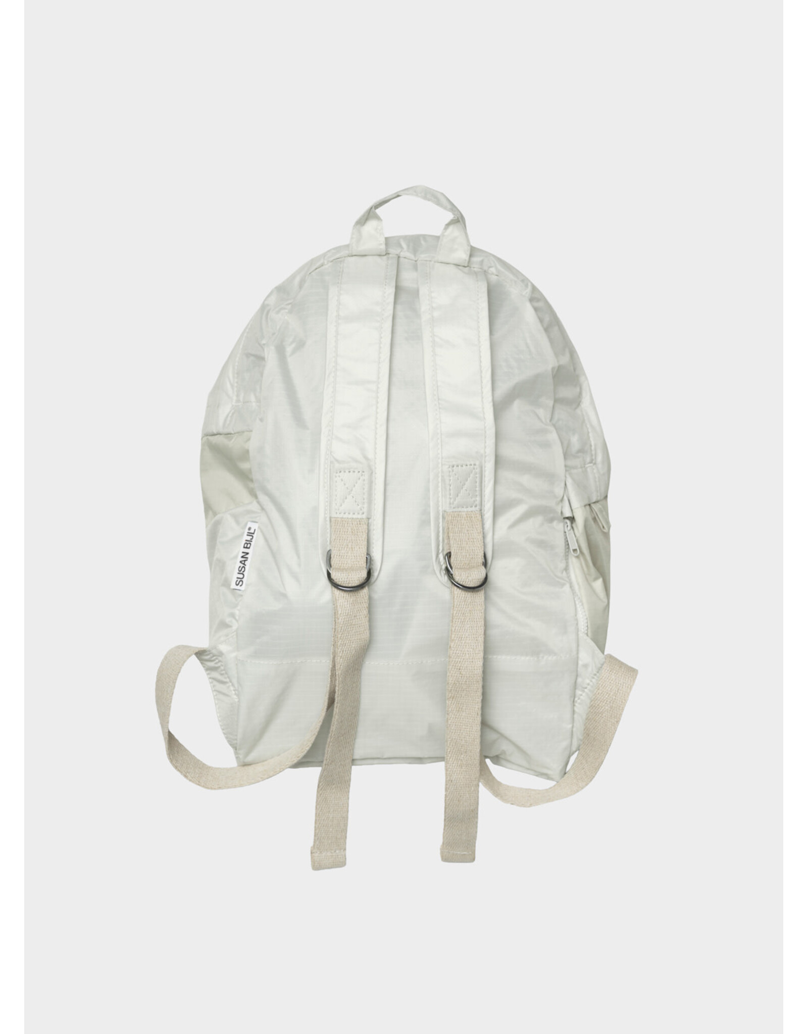 Susan Bijl Foldable Backpack ZERO M, Cloud - 40 x 25 x 10 cm