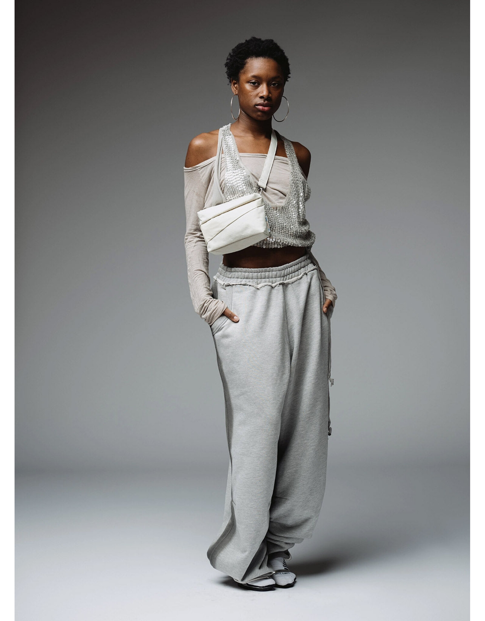 Susan Bijl Bum Bag ZERO S, Cloud - 13 x 18,5 x 6,5