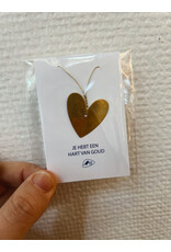 Mus in een Plas Klein gelukje - Hartje, Jij hebt een hart van goud