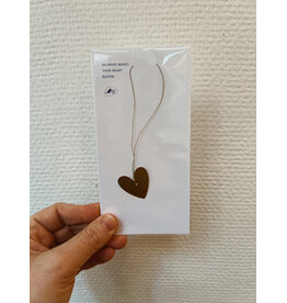 Mus in een Plas Klein gelukje - Hartje, Do what makes your heart bloom