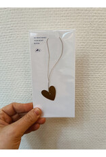 Mus in een Plas Klein gelukje - Hartje, Do what makes your heart bloom