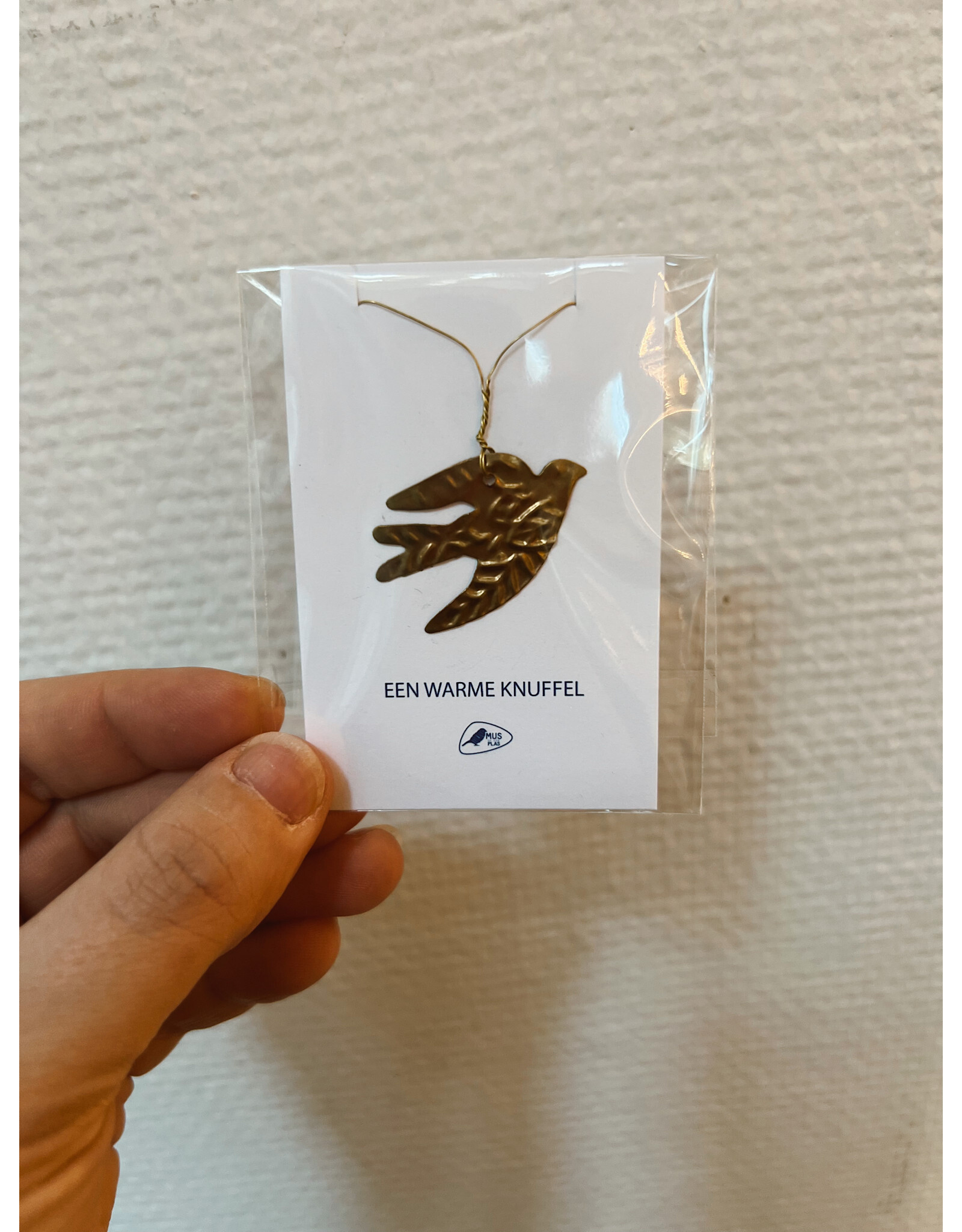 Mus in een Plas Klein gelukje - Vogeltje, Een warme knuffel