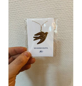 Mus in een Plas Klein gelukje - Vogeltje, Een warme knuffel