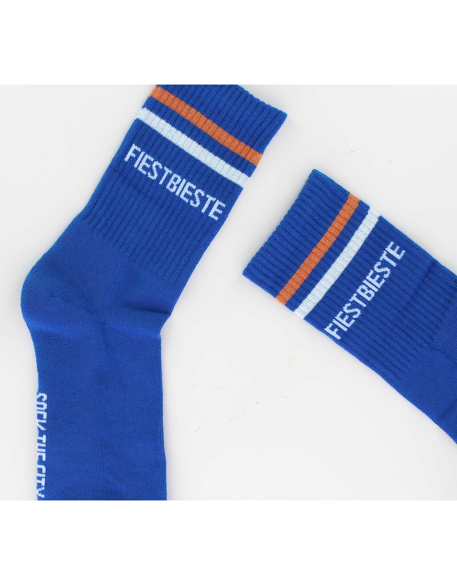 Sock The City Gentse sokken - Fiestbieste, Retro Blauw - Katoen - One size