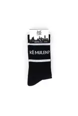 Sock The City Gentse sokken -Ké muilen?, Zwart - Katoen - One size