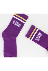 Sock The City Gentse sokken - Schuune Blomme,  Retro Paars - Katoen - One size