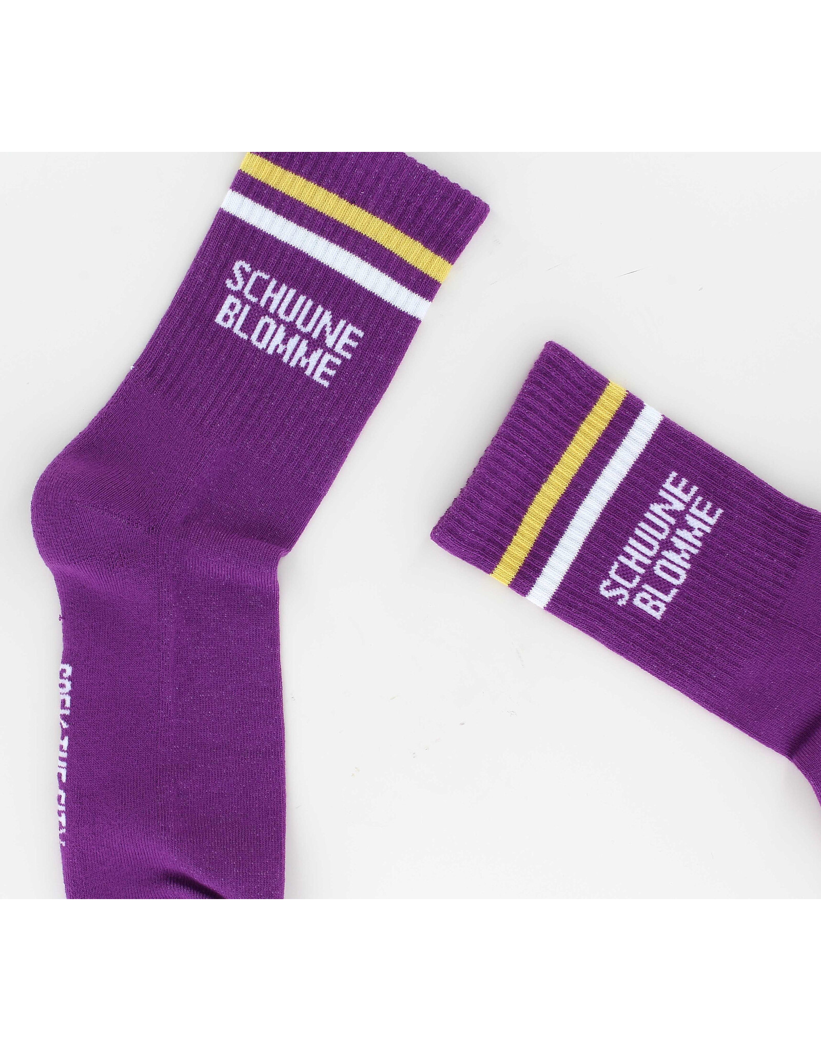 Sock The City Gentse sokken - Schuune Blomme,  Retro Paars - Katoen - One size