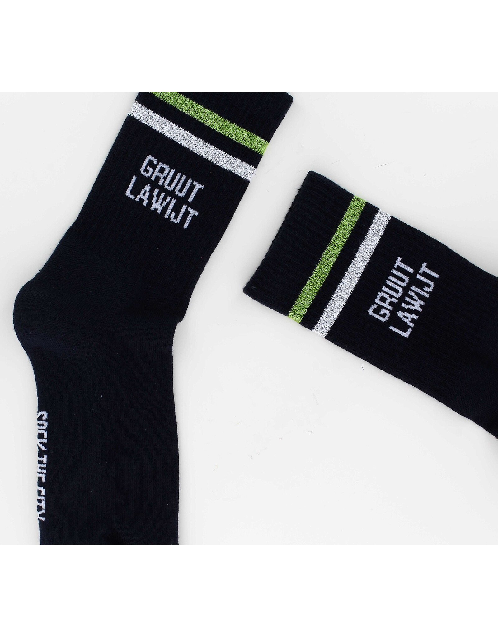 Sock The City Gentse sokken - Gruut Lawijt,  Retro Zwartblauw - Katoen - One size