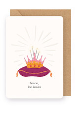 Enfant Terrible Wenskaart - Proficiat uwe jarigheid - Dubbele kaart + Envelop