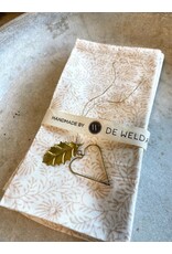 De weldaad Kersthanger, Leaf - 5st - 3x4cm