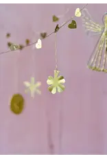 De weldaad Kersthanger, Klavertje - 5st - Ø 4cm