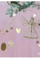 De weldaad Kersthanger, Hartje - 5st - Ø 2cm