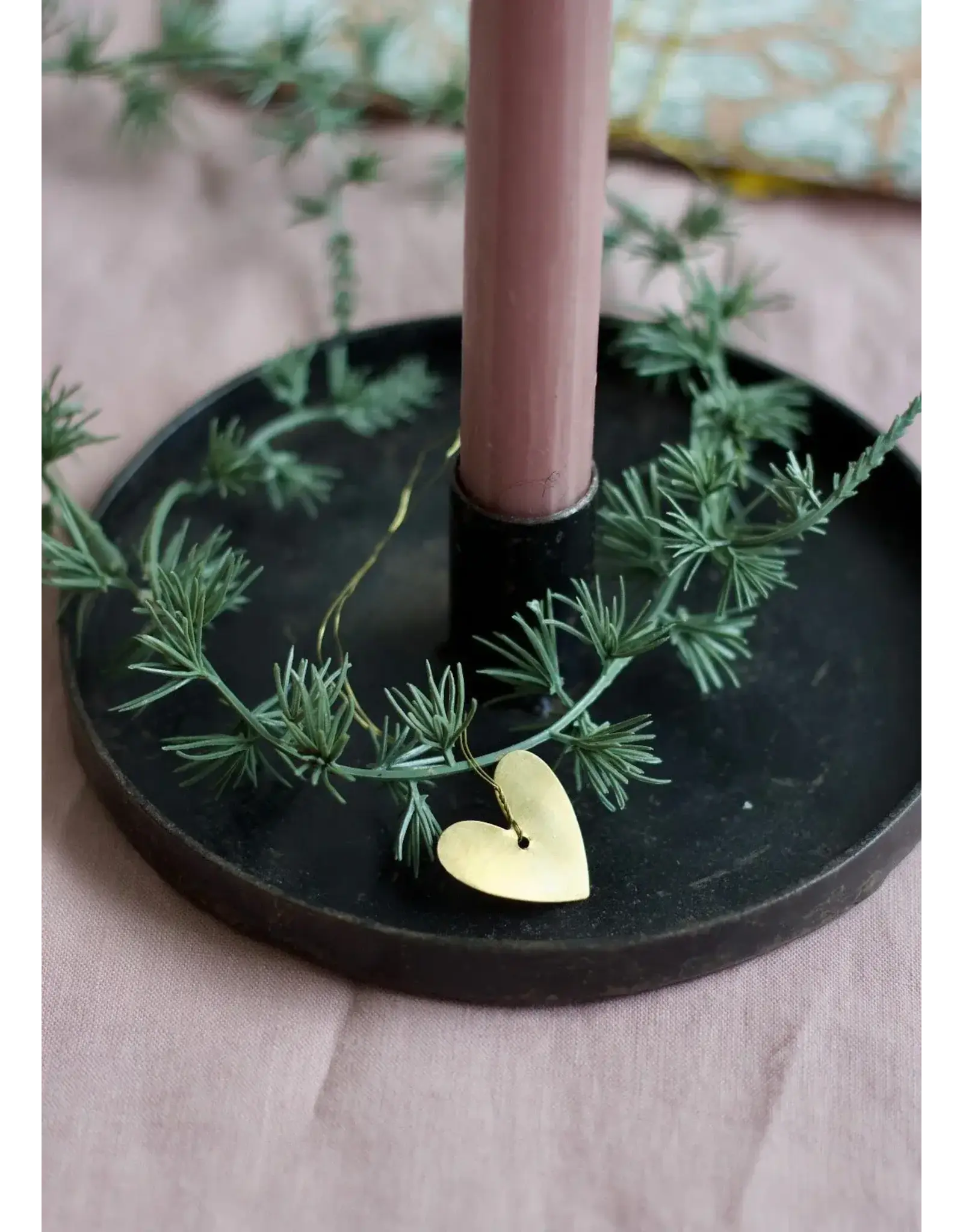 De weldaad Kersthanger, Hartje - 5st - Ø 2cm