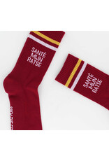 Sock The City Gentse sokken - Santé mijn ratse,  Retro Rood - Katoen - One size