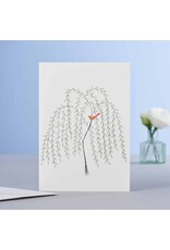 Eloise Hall Wenskaart - Weeping Willow Tree - Dubbele Kaart + Envelop